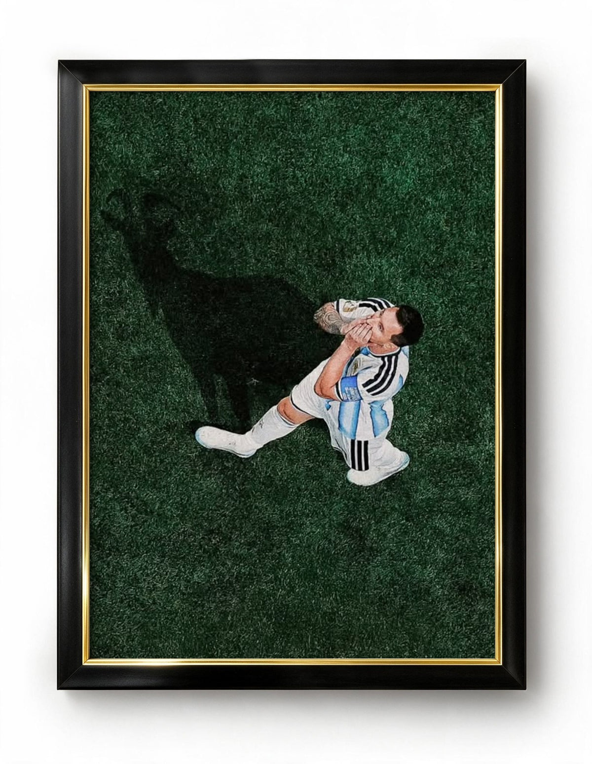 Messi The Goat Frame