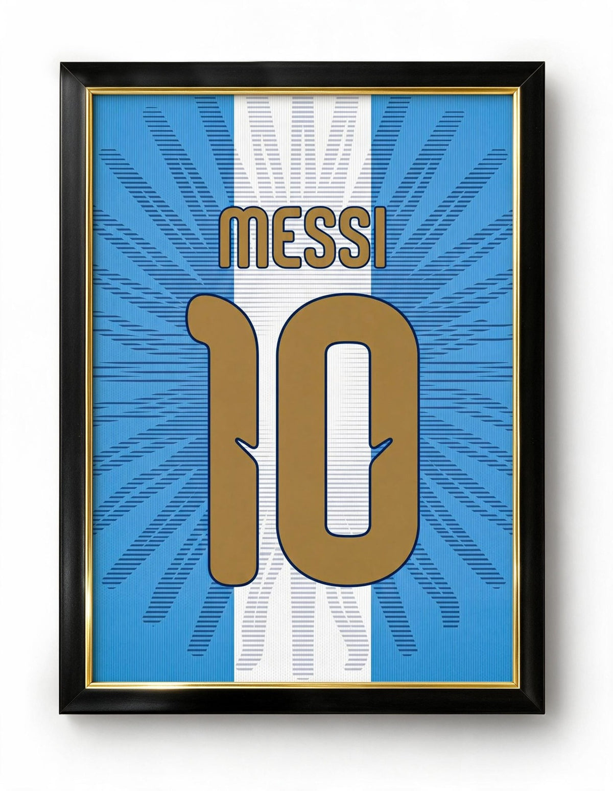 Messi name Argentina Frame