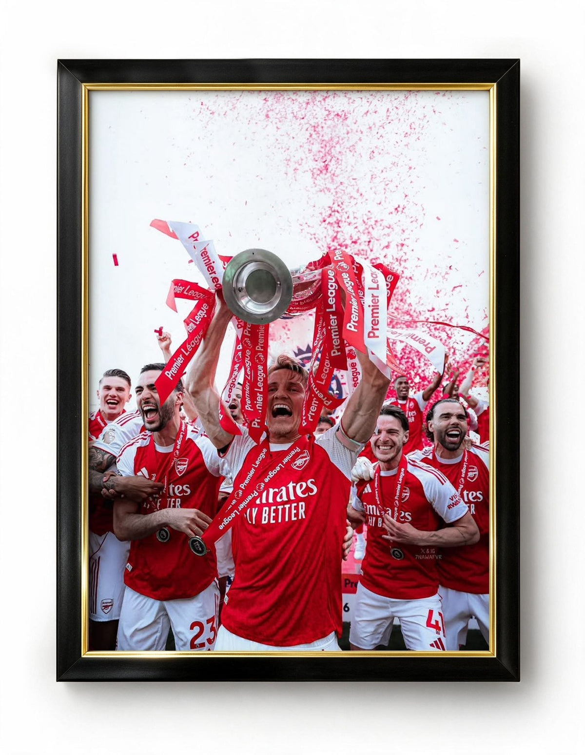 Arsenal Premier League celebration Frame