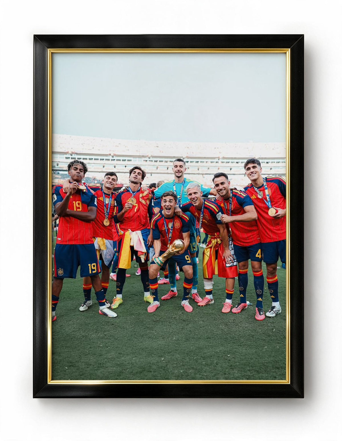 Barcelona world cup players Frame