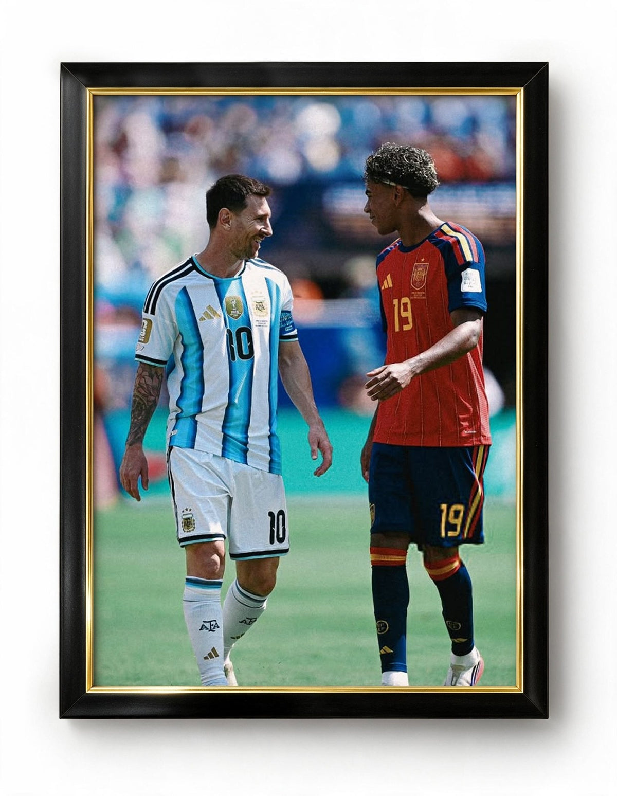 Lamine Yamal x Messi Frame