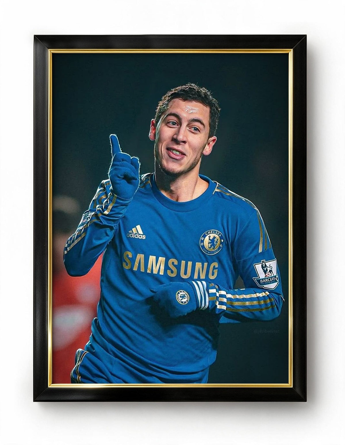 Hazard celebrating Frame
