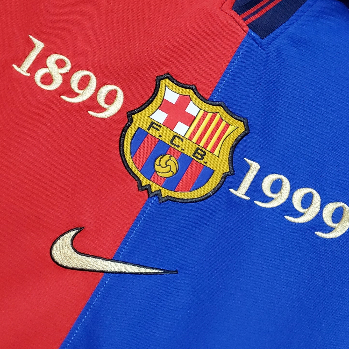 Barcelona 99/00 100th Anniversary home jersey