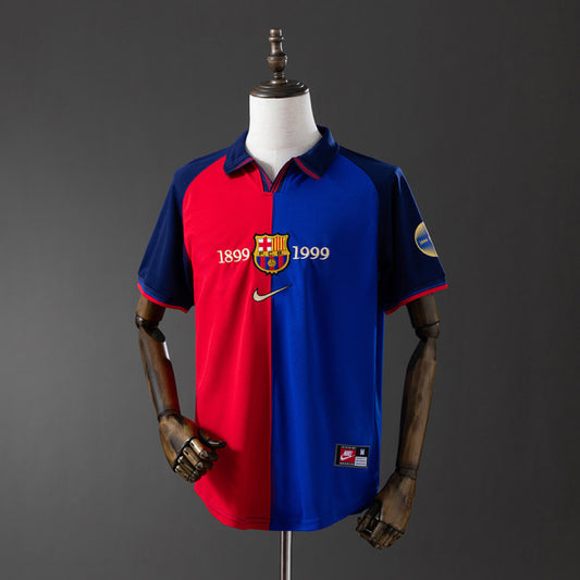 Barcelona 99/00 100th Anniversary home jersey