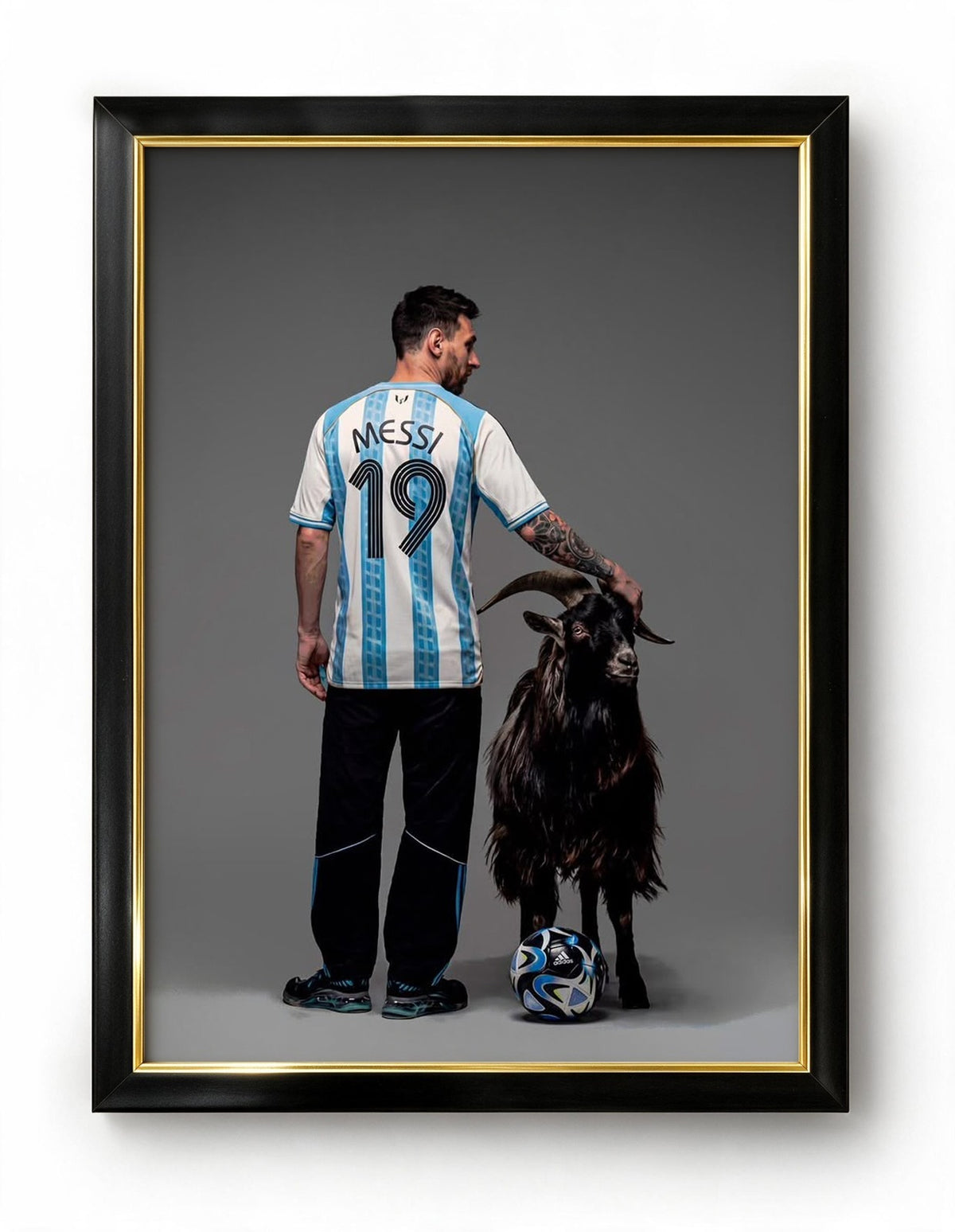 Messi the Goat Frame