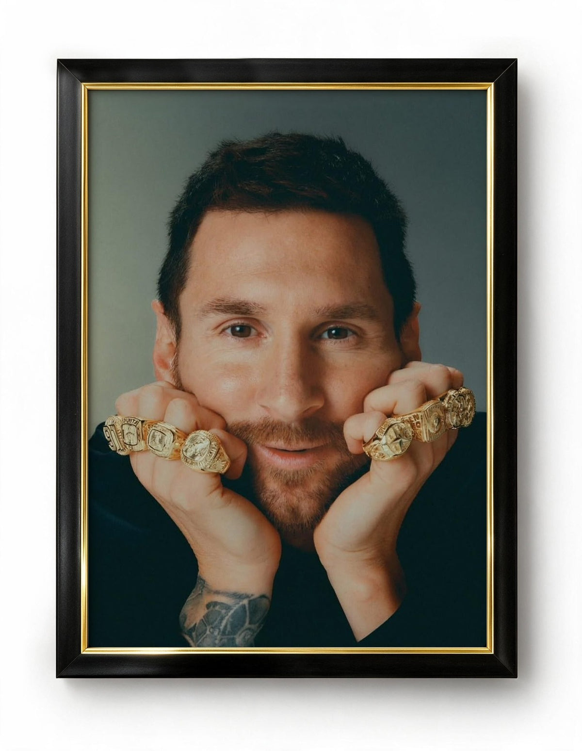 Messi 8 rings Frame