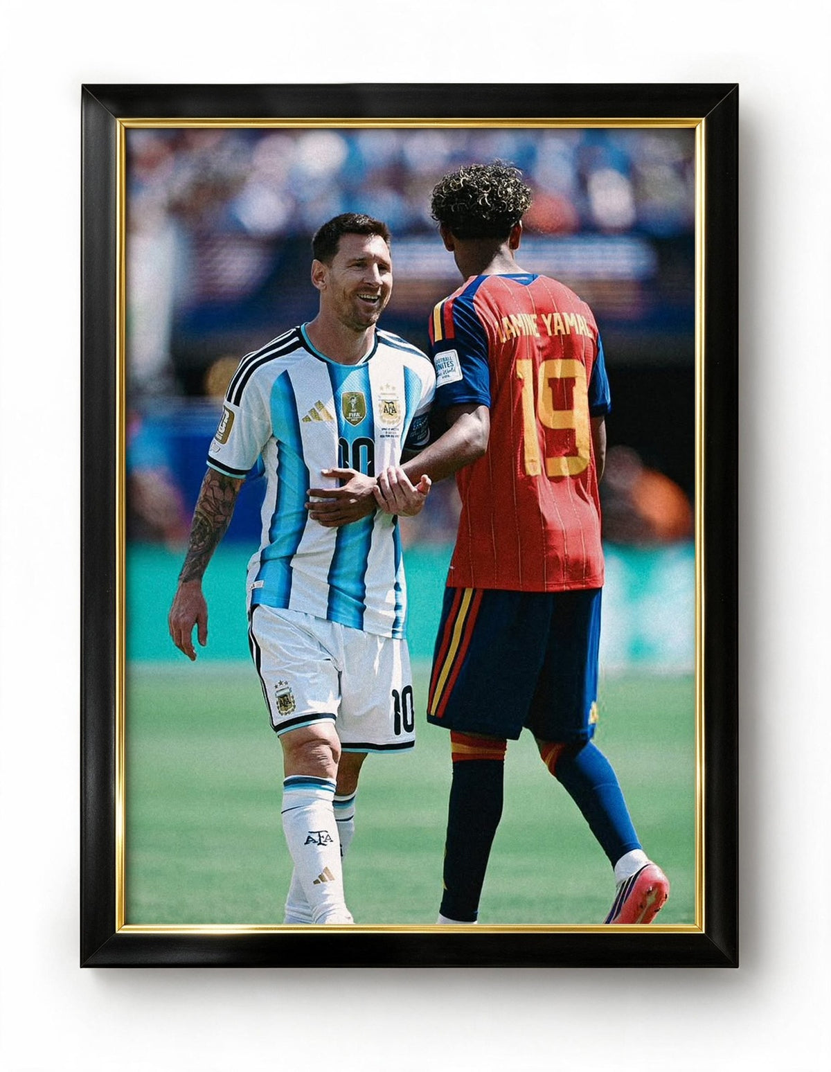 Lamine Yamal x Messi Frame