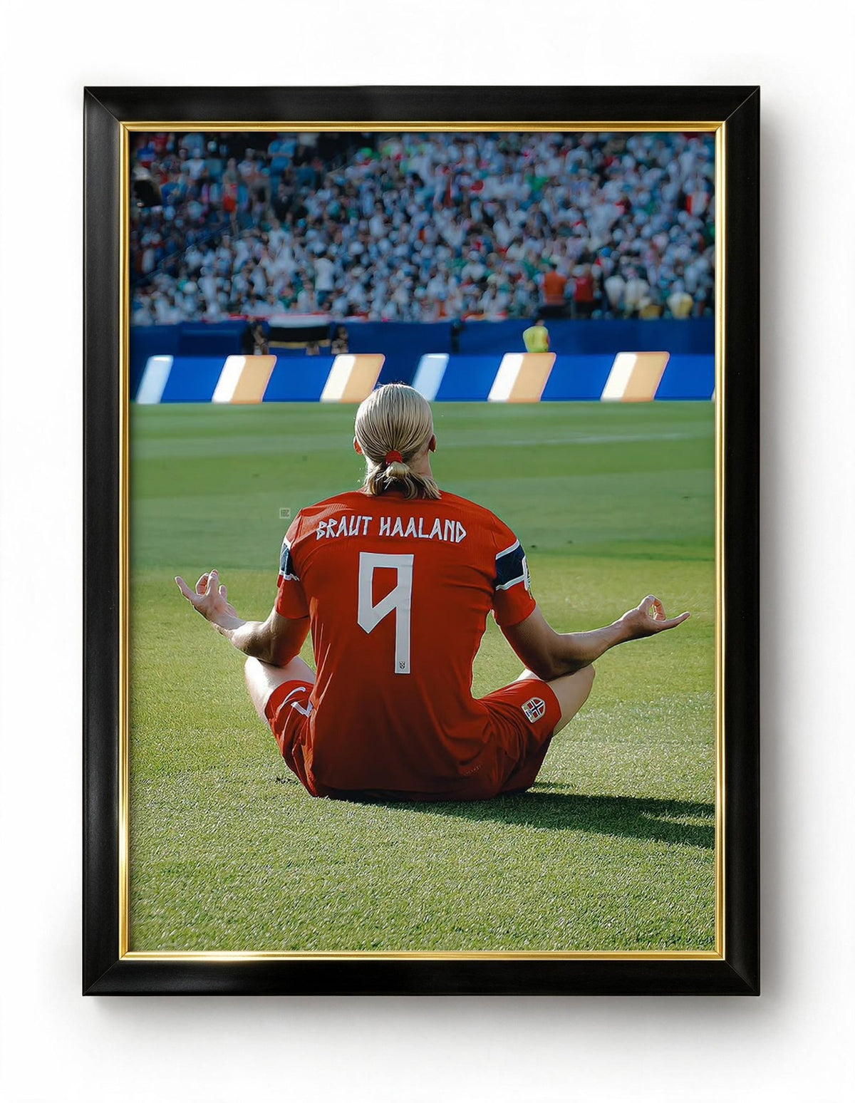 Haaland celebrating Frame